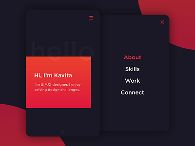 About Me about me bright color designer mobile application photoshop portfolio resume user interface ux designer