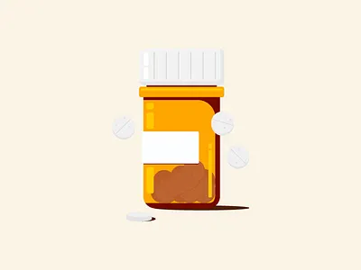 Pills drugs illustration medicine pills