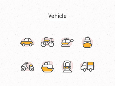 Vehicle illustration，icons ui，