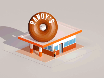 O for 36daysoftype 36daysoftype 36daysoftype o donut isometric los angeles o randys type
