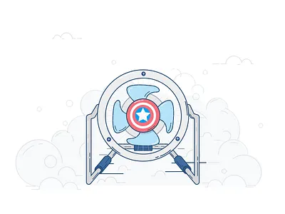 fan illustration