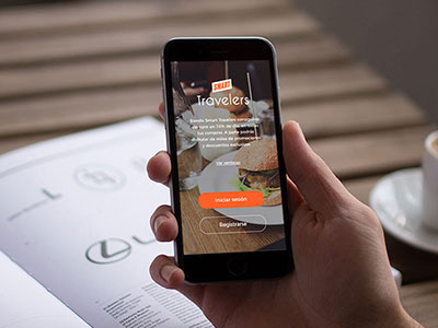 Travelers app design