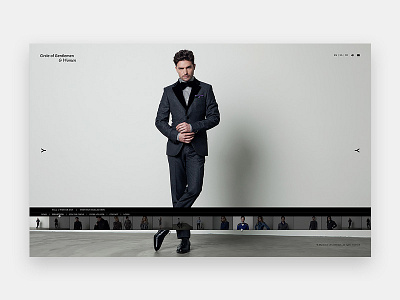 Circle of Gentlemen fashion gentlemen ux visual design website