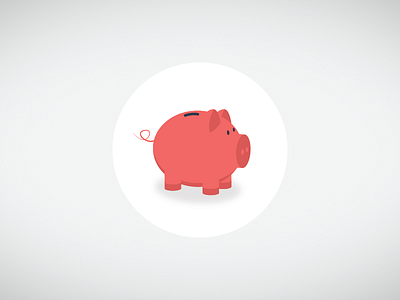 Piggy ai illustration piggybank