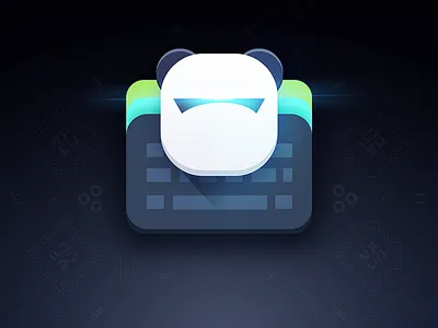 The Theme Center keyboard panda theme