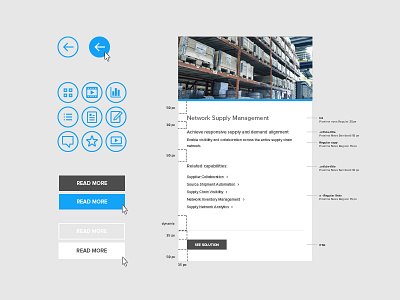 UI Library atomic design grid icons library specs ui