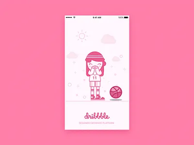 dribbble ui／ux／illustration／kid