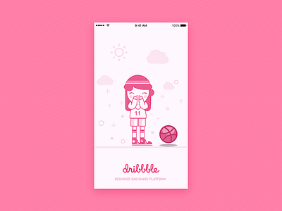 dribbble ui／ux／illustration／kid