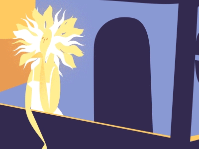 Sun and Moon after effects animation day eternity graphic illustrator infinity loop moon motion night sun