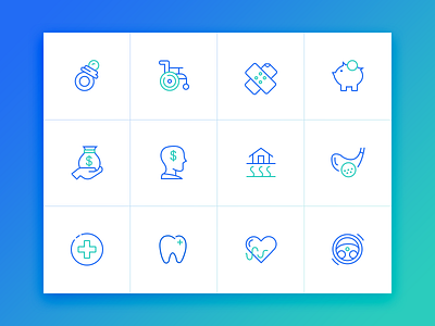 Insurance Icon flat icon illust insurance line