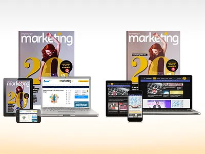 Old vs New magazine placeit shop visual