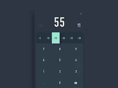 Train with Push | Calculator ios iphone7 mobile power routine speed sports training ui ux wearable workout