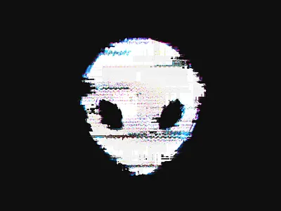 KUDOCLASM alien glitch kudoclasm logo noise space