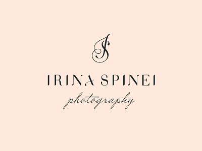 Irina Spinei Logo elegant is logo monogram photographer