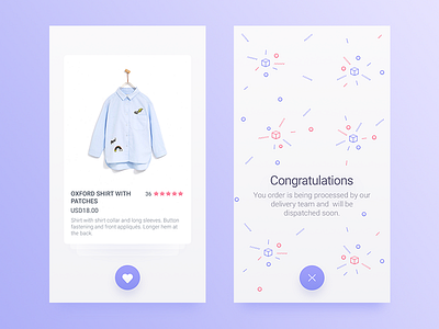 More shots! app congratulations design ecommerce interaction ios kit kits mobile screen ui ux