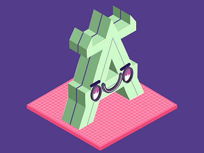 A 36daysoftype cartoon characterdesign design lettering vector