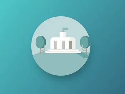 Minimalistic University Icon icon material minimal minimalistic univerisity