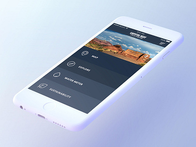 Capitol Reef Field Station App app capitol reef ios ui ux
