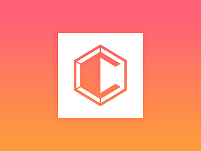 Pre-made LOGO for sale - Letter C c color design hong kong letter c logo logos mack minimalism pre made red sold