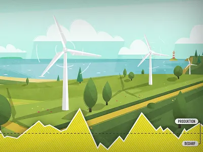 Power to x bkopf illustration landscape power vector