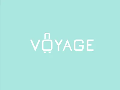 VOYAGE bag concept logo symbol travel traveler voyage