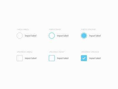 Accessible Inputs checkbox damn fine parkinsons radio button style guide