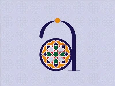 A - the Andalusian Style 36daysoftype a design dropcap graphic letter logo modern type typo typography vector