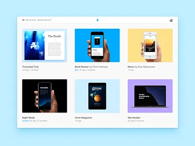 Cloud Dashboard Update access cloud framer privacy share