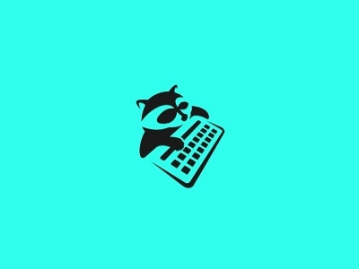 Raccoon animal design digital keyboard logo logotype pc raccoon tech technology