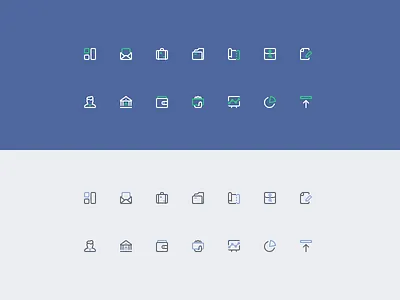 Travel apllication icons dashboard documents finance icons profiles reports tickets trip