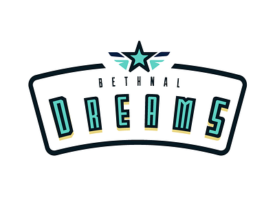 Bethnal Dreams basketball logo sports teal team