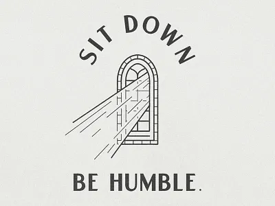Humble. hand lettering illustration lettering