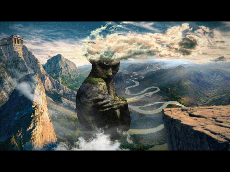 Gaia - Breakdown 2d compositing matte painting nature photoshop