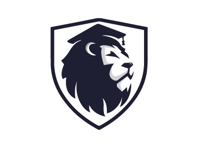 Educational Lion Head Logo For Sale animal big cat cats gold head lion logo sale