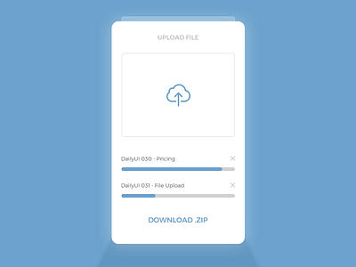 File Upload - DailyUI 031 100dayschallenge clear dailyui drag drop file interface minimal ui upload