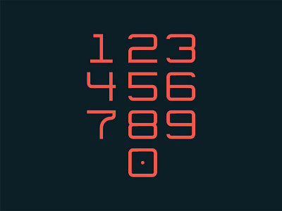 Nums numbers typography