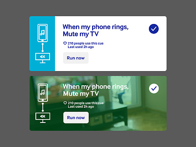 Cue automation connected home smarthome tv