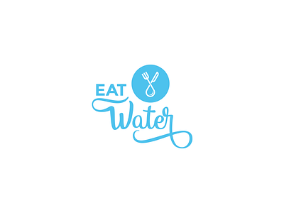 Eat Water Brand Identity design brand identity design logo logo design