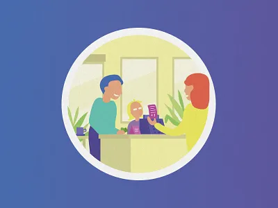 Solidons Illustration Collecte de dons colors finance illustration impact social start up