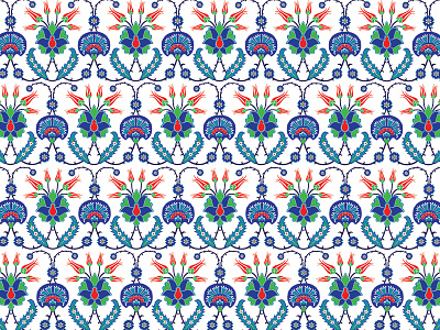 Istanbul Pattern (No.2) colourful geometric istanbul pattern turkish vector