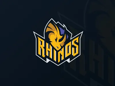 Rhino Football Logo animal football logo nfl rhino sport switzerland