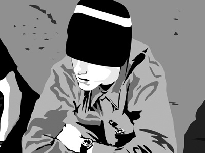 MikeD adidas adrock beanies beastie boys check your head hip hop mca miked pumas so whatcha want vector