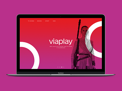 Viaplay Redesign Concept concept design redesign responsive ui ux viaplay web web design website