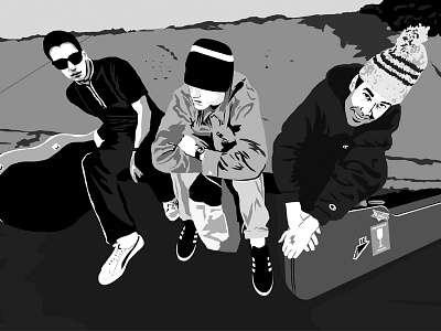 Beastie Boys adidas adrock beanies beastie boys check your head hip hop mca miked pumas so whatcha want vector