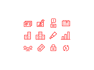 Icon Set app branding design flat icon icons illustration ios ui vector web website