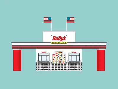 Rally's aprilfools architecture checkers fast food joke louisiana new orleans rallys