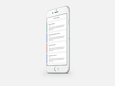 Daily UI | #070 | Event Listing app daily ui design event iphone listing mobile ui ux web