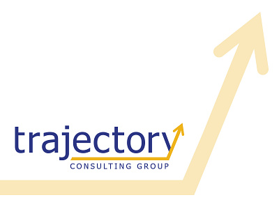 Trajectory Logo branding business consulting corporate logo typography