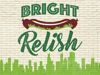 Bright Relish Logo Design design foodtruck graphic illustrator logo vector