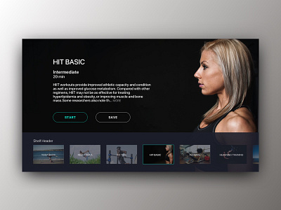 Fitness Apple TV App app apple black fitness green tv ui web